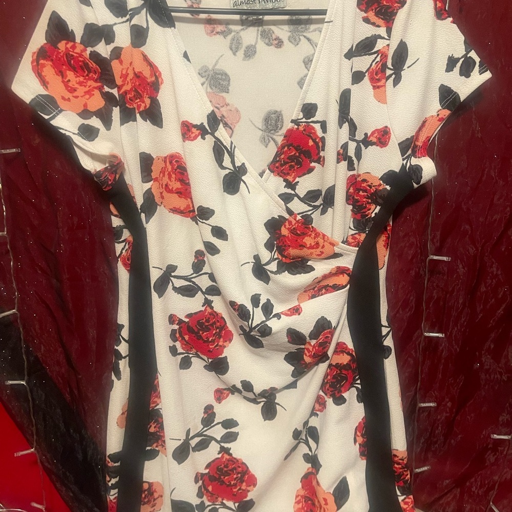 Rose skinny dress